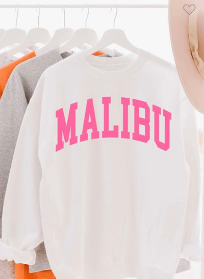 Malibu Graphic Crew Sweatshirt