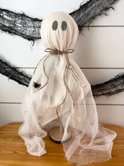 Rustic Primitive Halloween Ghost Home Decor Sizes Large