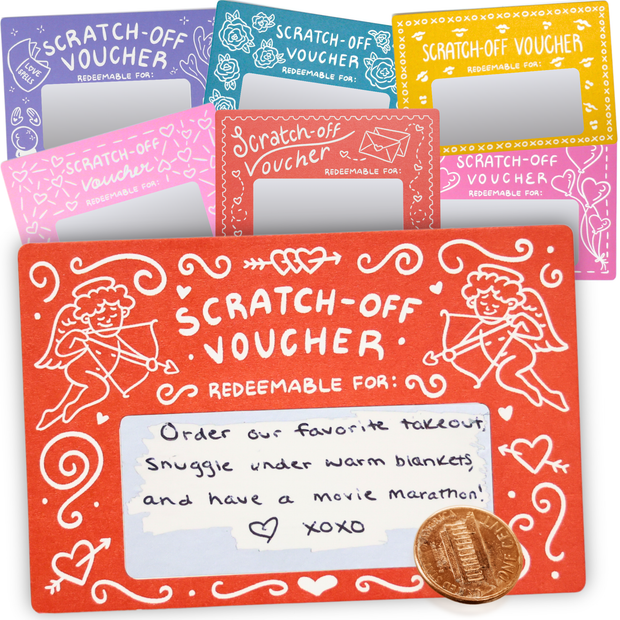 Mini Date Night Shenanigans - Scratch-Off DIY Love Vouchers