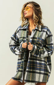 Evergreen Plaid Shacket