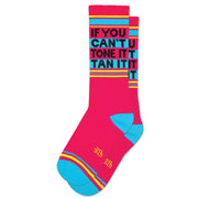 Gumball Poodle - If You Can't Tone It, Tan It Gym Crew Socks