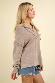 Mineral Washed Hooded Sweater