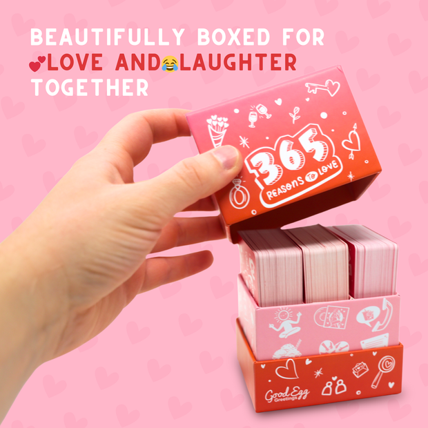 Sleazy Greetings - 365 Reasons To Love - Couples Game of Icebreaker Questions