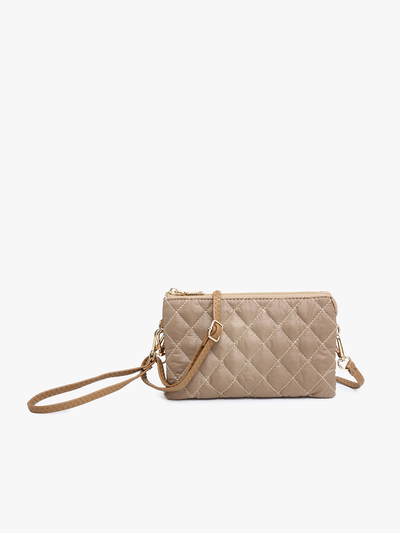 Riley Puffer Compartment Crossbody/Wristlet