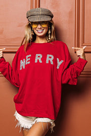 MERRY Jewel Embellished Pullover