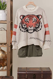 Tiger Round Neck Sweater