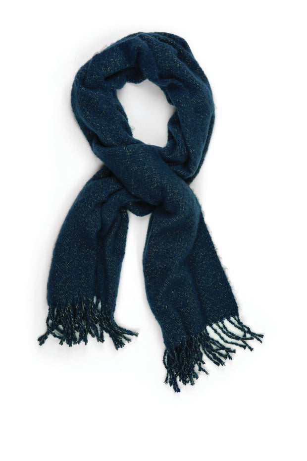 Britt's Knits Stardust Oversized Scarf: Black