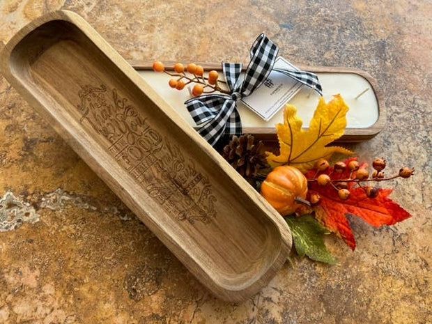 Plaid Rooster Co - "Thank You" Mini Dough Bowl Candle