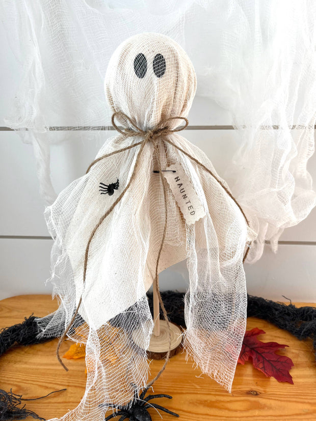 Rustic Primitive Halloween Ghost Home Decor Sizes Large