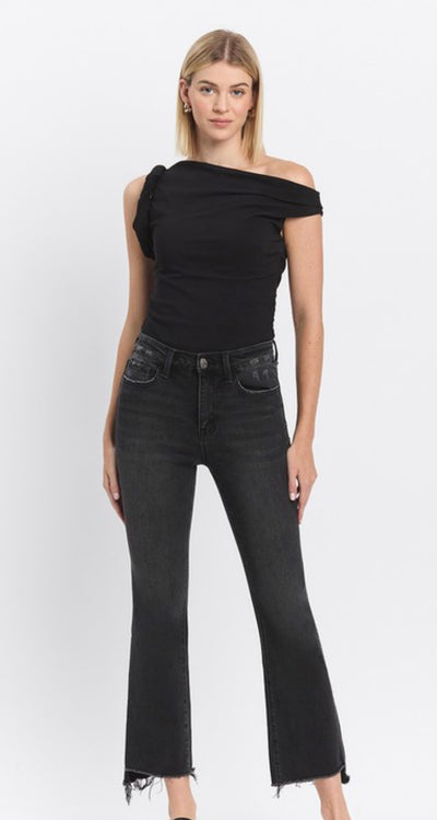 Black Crop Jeans