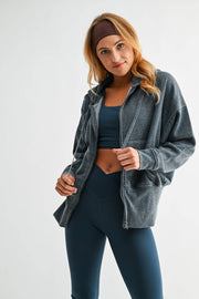 Fleece Hoodie Jacket