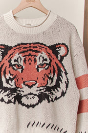 Tiger Round Neck Sweater