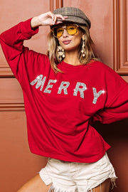 MERRY Jewel Embellished Pullover