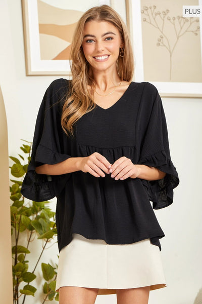 Plus Light & Flowy Top