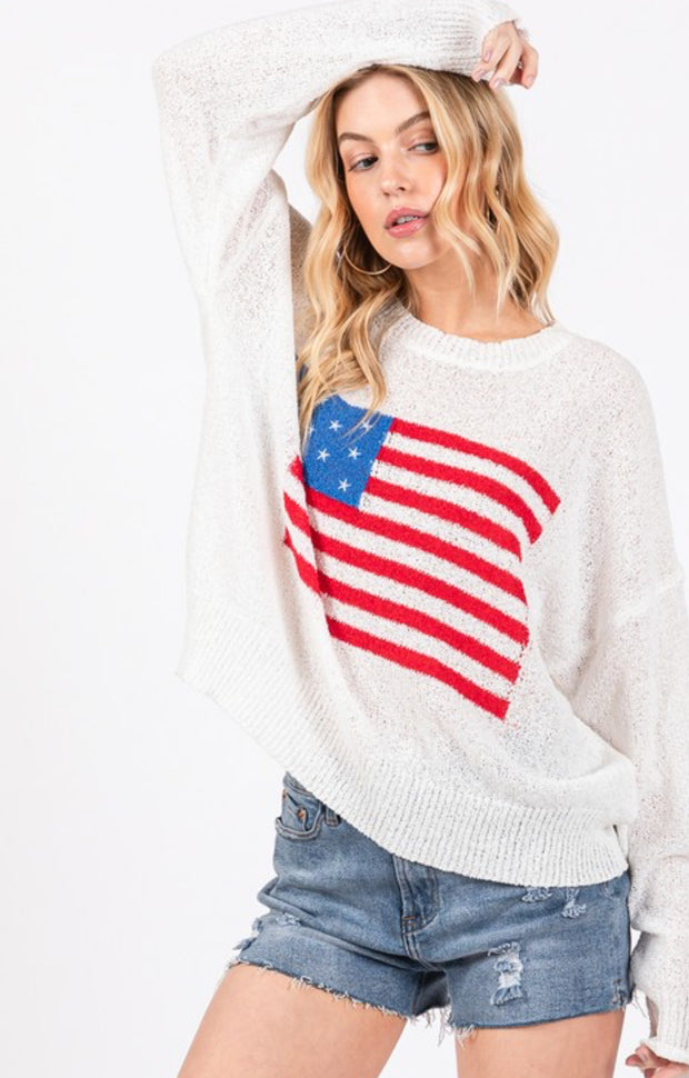 Americana Flag Sweater