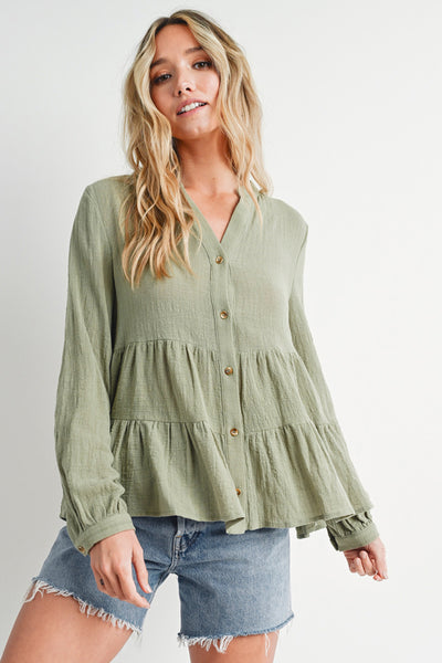 Flowy Babydoll Top