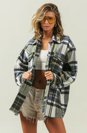 Evergreen Plaid Shacket