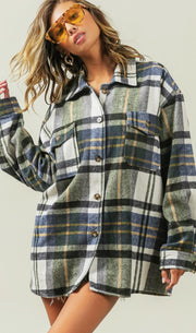 Evergreen Plaid Shacket