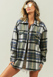 Evergreen Plaid Shacket