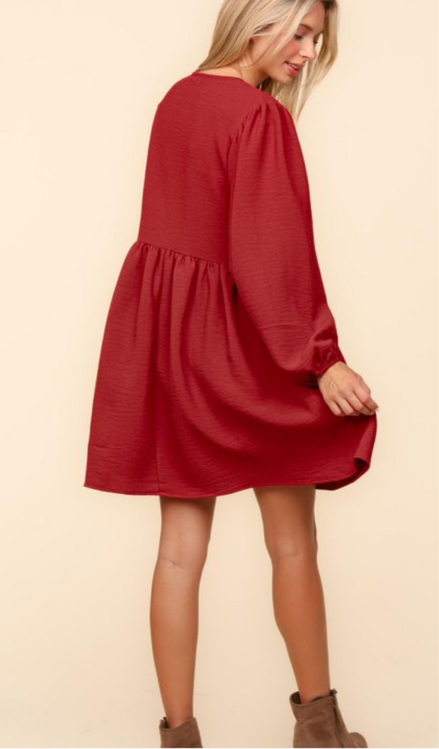 Fall Bow Front Dress