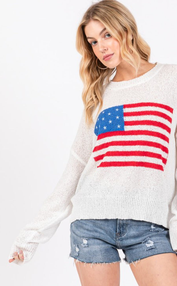 Americana Flag Sweater