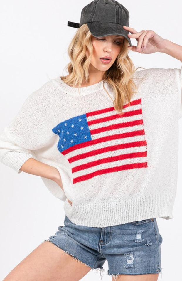 Americana Flag Sweater