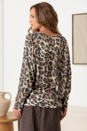 Leopard Waffle Top