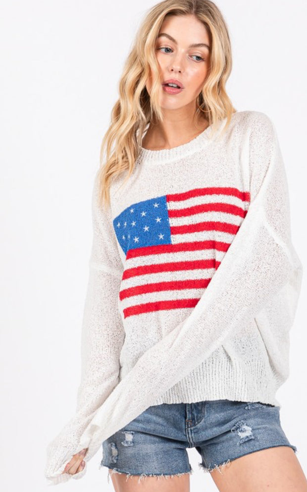 Americana Flag Sweater