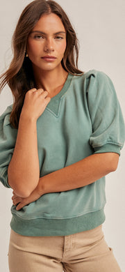 Puff Sleeve Sweatshirt