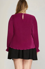 Magenta Jewel Tone Top