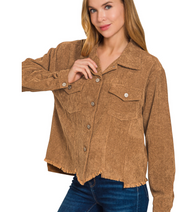 Corduroy Distressed bottom Jacket