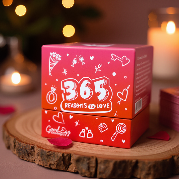 Sleazy Greetings - 365 Reasons To Love - Couples Game of Icebreaker Questions