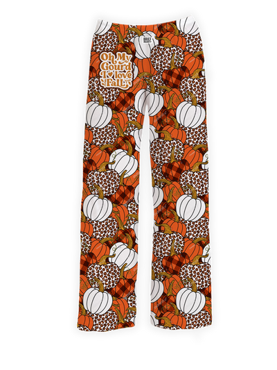 Love Fall Pumpkins Lounge Pants