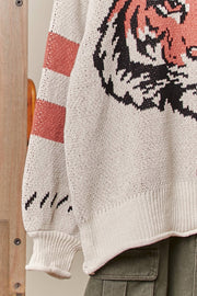 Tiger Round Neck Sweater