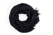 Britt's Knits Stardust Oversized Scarf: Black