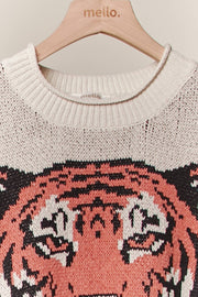 Tiger Round Neck Sweater