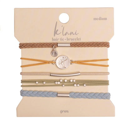 K'Lani hair tie bracelets - Grow: Large