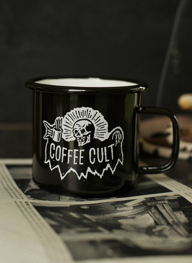 Pyknic - Coffee Cult Enamel Mug