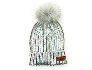 DM Merchandising - Britt's Knits Glacier Knit Pom Hat Open Stock