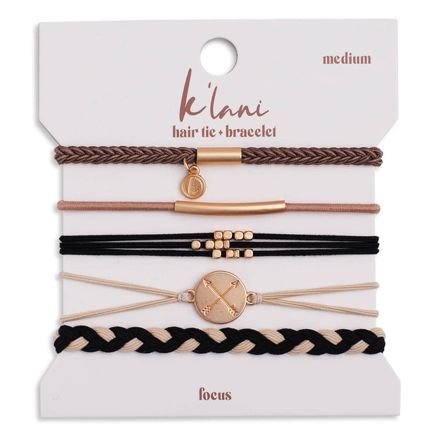 K'Lani hair tie bracelets - Focus: Medium