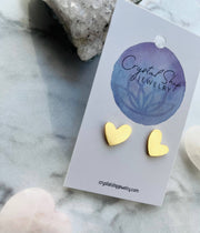 Heart of gold earrings