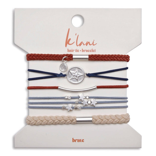 K'Lani hair tie bracelets - Brave: Medium