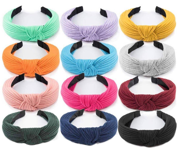 Mavi Bandz - Solid Knit Knot Headbands