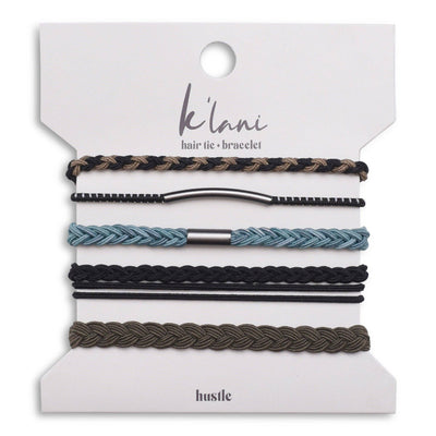 K'Lani hair tie bracelets - Hustle: Medium