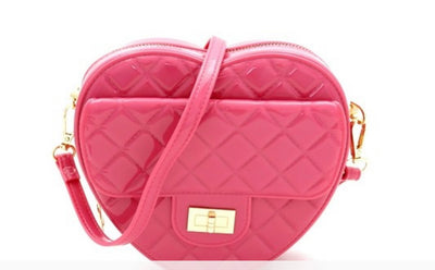 Pink Heart Jelly Bag